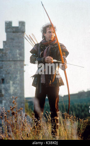 ROBIN HOOD : PRINCE OF THIEVES Kevin Costner Date : 1991 Banque D'Images