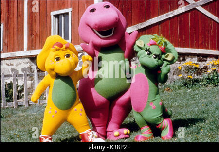 BARNEY'S GREAT ADVENTURE [US] 1998 DAVID JOYNER [Center] comme Barney Date : 1998 Banque D'Images