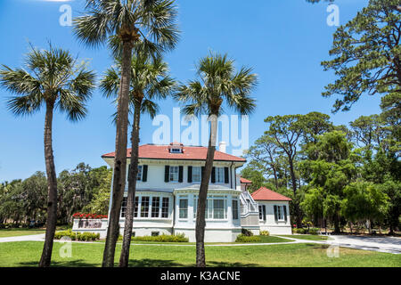 Géorgie,Jekyll Island,barrière île,Jekyll Island Club Resort,quartier historique,hôtels d'hôtel hôtels hôtels hôtels auberge motels,Cherokee Cottage,1904,extérieur, Banque D'Images