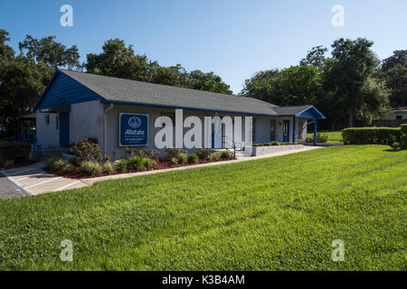 Agence d'assurance Allstate Leesburg, Florida USA Banque D'Images