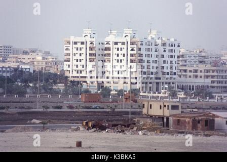 L'Arabie saoudite et d'affaires commerciales ville sur la mer Rouge, à Djeddah. Banque D'Images