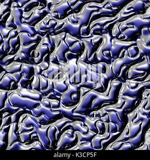 Seamless texture de métal liquide. Fond psychédélique coloré fait de l'entrelacement formes courbes. Illustration Banque D'Images