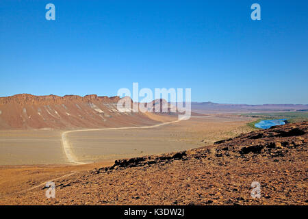 L'Afrique, Afrique australe, la Namibie, l'Ai-Ais Richtersveld Transfrontier park, Oranje, border river, Afrique du Sud, Namibie, Banque D'Images