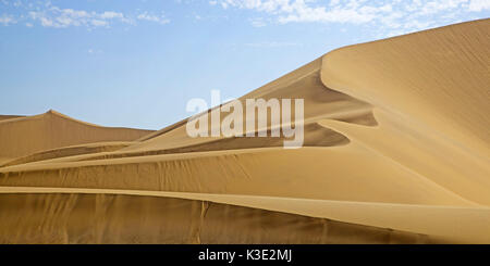 L'Afrique, la Namibie, désert, désert du Namib, région d'Erongo, Dorob parc national, dunes, Walvis Bay, Swakopmund, photo panoramique, Banque D'Images