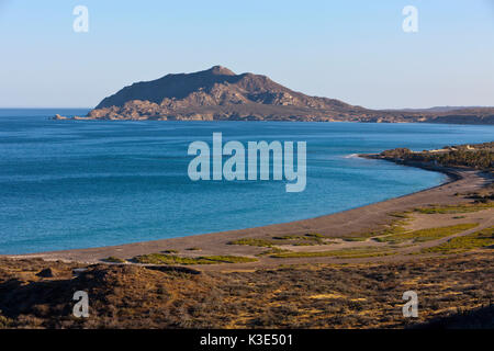 Côte près de Cabo Pulmo, parc national de Cabo Pulmo, Baja California Sur, Mexique Banque D'Images