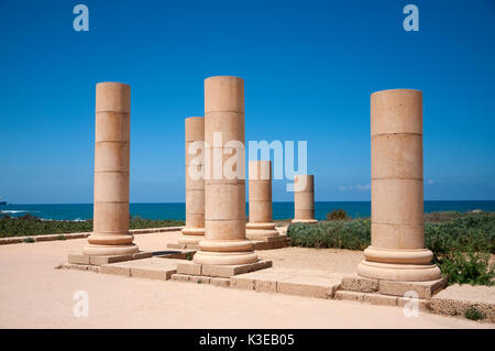 Césarée, ville ancienne, Israël Banque D'Images