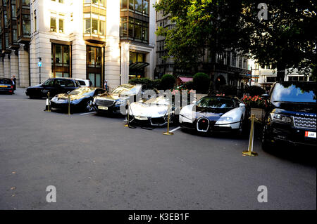 Supercars à l'hôtel Dorchester, 31 août 2017, Londres, Royaume-Uni. Crédit : Alamy Live News Banque D'Images