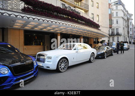 Supercars à l'hôtel Dorchester, 31 août 2017, Londres, Royaume-Uni. Crédit : Alamy Live News Banque D'Images
