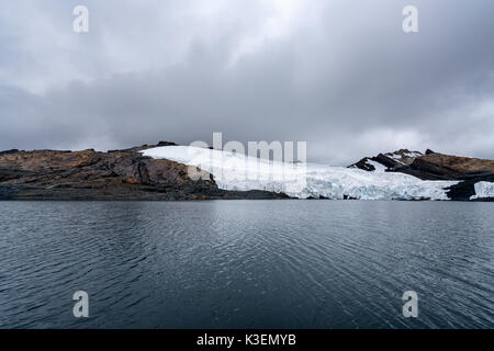 Le glacier de pastoruri près de Huaraz, Pérou Banque D'Images