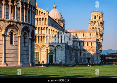 Tour penchée de Pise, Italie Banque D'Images