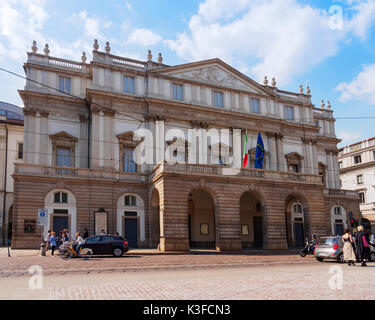 La Scala, l'opéra, Milan, Italie Banque D'Images