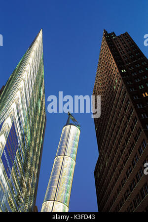 La place de Potsdam, Berlin Banque D'Images