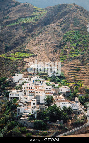 Village de montagne dans la région de Taganana, Tenerife Banque D'Images