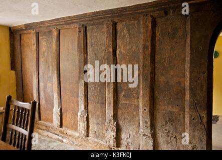 Cottage, marqueurs, Killerton Devon Banque D'Images