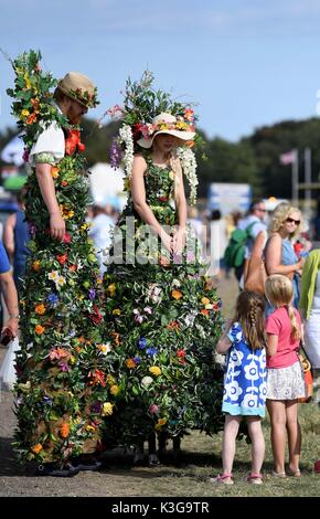 Dorchester, Dorset, UK. 09Th Sep 2017. Mr & Mme flore sont un spectacle de crédit préférés : Finnbarr Webster/Alamy Live News Banque D'Images