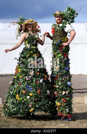 Dorchester, Dorset, UK. 09Th Sep 2017. Mr & Mme flore sont un spectacle de crédit préférés : Finnbarr Webster/Alamy Live News Banque D'Images