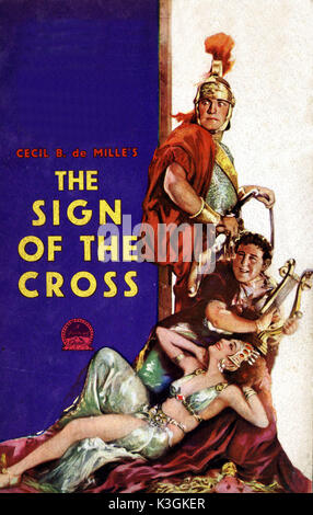 Signe de croix réalisé par Cecil B. DeMille Fredric March Charles Laughton Claudette Colbert Date : 1932 Banque D'Images