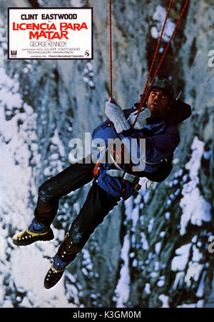 L'EIGER SANCTION CLINT EASTWOOD Date : 1975 Banque D'Images