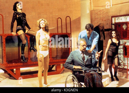 THE Rocky Horror Picture Show [NOUS / BR 1975] Tim Curry, Susan Sarandon, BARRY BOSWICK, Richard O'BRIEN, Patricia QUINN, JONATHAN ADAMS [in] Date : 1975 Banque D'Images