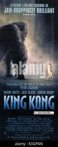 KING KONG Date : 2005 Banque D'Images