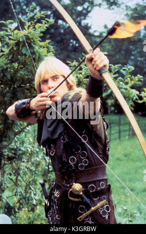 ROBIN DE SHERWOOD JASON CONNERY comme Robert de Huntingdon en 1986 Banque D'Images