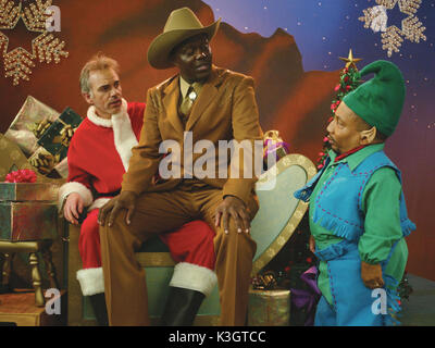 BAD SANTA Billy Bob Thornton, BERNIE MAC, TONY COX Date : 2003 Banque D'Images