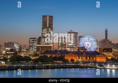 Japon, Yokohama City Skylie, monument Bldg. Banque D'Images