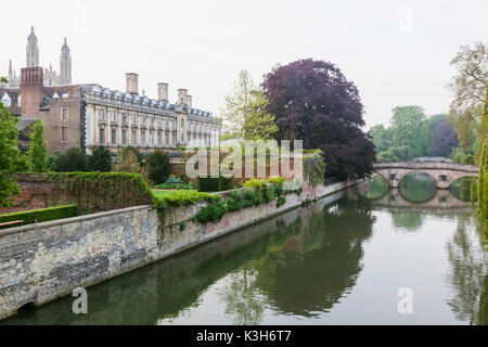 L'Angleterre, Cambridge, Cambridgeshire, le dos Banque D'Images