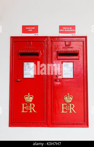 Royaume-uni, Iles Anglo-Normandes, Jersey, St Helier, bureau de poste aux lettres Banque D'Images
