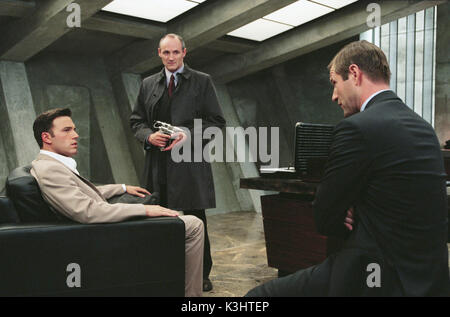 Chèque de Ben Affleck, Colm FEORE, Aaron Eckhart Date : 2003 Banque D'Images