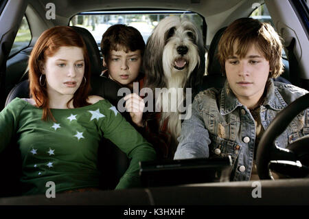 (L-R) de Zena Grey, Spencer Breslin, Shawn Pyfrom Photo : Joseph Lederer THE SHAGGY DOG SPENCER BRESLIN, Cole, [L-R/] ZENA GREY, SHAWN PYFROM Banque D'Images