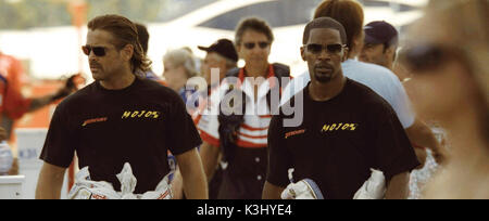 COLIN FARRELL dans le rôle du détective Sonny Crockett et JAMIE FOXX dans le rôle du détective Ricardo Tubbs quittent leur hors-bord à Miami Vice, le long métrage criminel qui libère ce qui est adulte, dangereux et séduisant de travailler profondément sous couverture. MIAMI VICE COLIN FARRELL dans le rôle du détective Sonny Crockett et JAMIE FOXX dans le rôle du détective Ricardo Tubbs COLIN FARRELL dans le rôle du détective Sonny Crockett et JAMIE FOXX dans le rôle du détective Ricardo Tubbs partent de leur hors-bord à Miami Vice, le long métrage criminel qui libère ce qui est adulte, dangereux et séduisant de travailler en profondeur sous couverture. Dat Banque D'Images