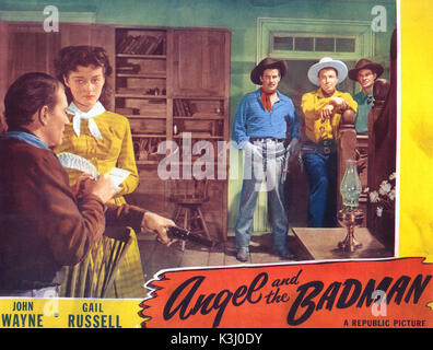 Ange et l'BADMAN JOHN WAYNE, GAIL RUSSELL, BRUCE CABOT Date : 1947 Banque D'Images