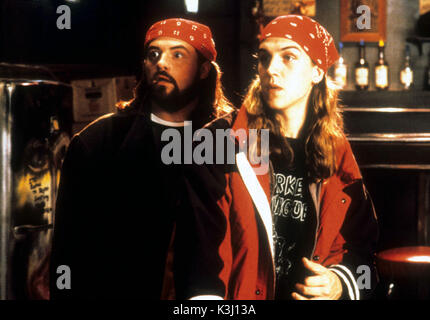 KEVIN SMITH comme dogme Silent Bob, JASON MEWES comme Jay Date : 1999 Banque D'Images