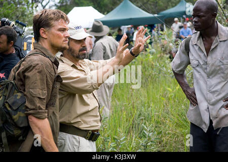 BLOOD DIAMOND LEONARDO DICAPRIO, réalisateur EDWARD ZWICK, réalisateur EDWARD ZWICK Date : 2006 Banque D'Images