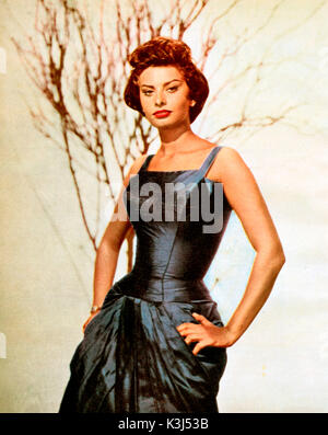 Actrice italienne SOPHIA LOREN Banque D'Images