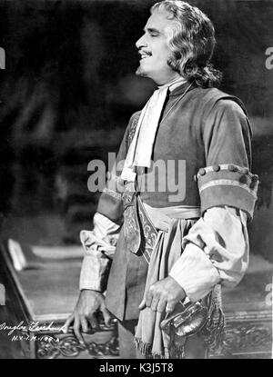 DOUGLAS FAIRBANKS LE MASQUE DE FER LE MASQUE DE FER Date : 1929 Banque D'Images