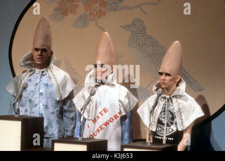 SATURDAY NIGHT LIVE [1975 - ] TV US Dan AYKROYD, Jane Curtin, LORAINE NEWMAN "Coneheads" Banque D'Images