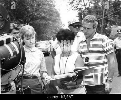 RACHEL, Rachel de gauche - actrice JOANNE WOODWARD, Script / continuité girl ROBERTA HODES, directeur PAUL NEWMAN RACHEL, Rachel Banque D'Images