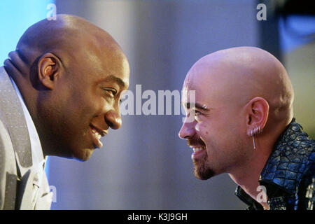 DAREDEVIL MICHAEL CLARKE DUNCAN comme Wilson Fisk / Le Kingpin, Colin Farrell que Bullseye DAREDEVIL Date : 2003 Banque D'Images