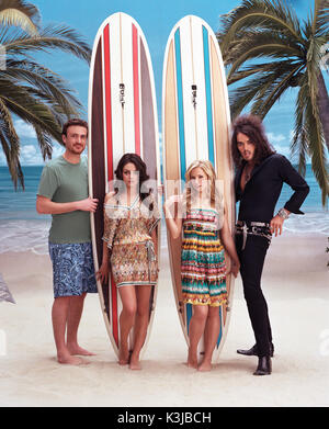 FORGETTING SARAH MARSHALL Jason Segel, Mila Kunis, Kristen Bell, RUSSELL BRAND Forgetting Sarah Marshall [2008] Jason Segel, Mila Kunis, Kristen Bell, RUSSELL BRAND [Publicité shot.] Date : 2008 Banque D'Images