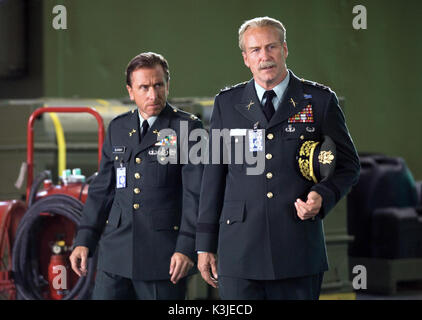 L'Incroyable Hulk aka HULK 2 TIM ROTH dans le Super soldat Emil Blonsky/ l'Abomination , WILLIAM HURT Général Ross Thunderbolt est l'Incroyable Hulk Date : 2008 Banque D'Images