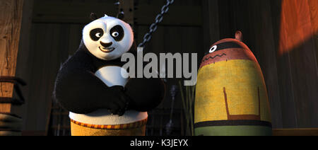 KUNG FU PANDA JACK BLACK voices Po Date : 2008 Banque D'Images