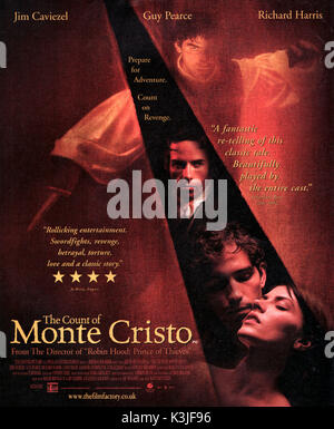 Le comte de Monte Cristo Jim Caviezel, GUY PEARCE, DAGMARA DOMINCZYK LE COMTE DE MONTE CRISTO Date : 2002 Banque D'Images