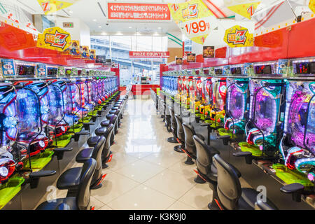 Le Japon, Hoshu, Tokyo, Akihabara, Salon de Pachinko Banque D'Images