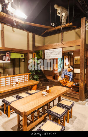 Japon, Tokyo, Hoshu, Katsushika Shibamata Tora-San, musée, restaurant situé à partir de la série de film Tora-San Banque D'Images