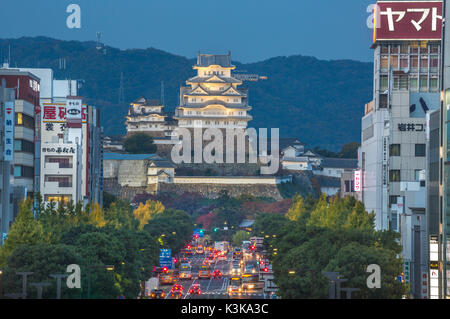 Le Japon, la ville de Himeji, château de Himeji, Jo, Shirazaki (W.H.) Banque D'Images