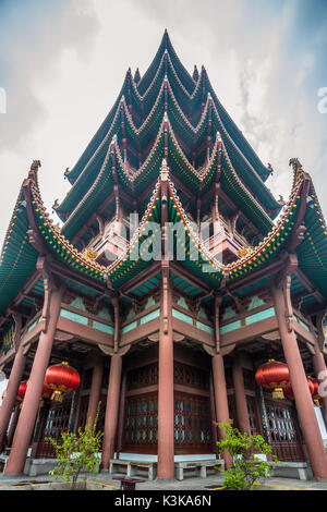 La Chine, Wuhan, Yellow Crane Tower Banque D'Images