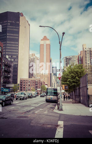 Streetview de Manhattan, New York, USA Banque D'Images