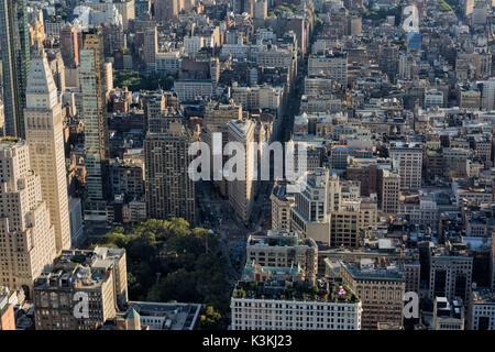 Nord,Manhattan Skyline, New York, États-Unis d'Amérique Banque D'Images